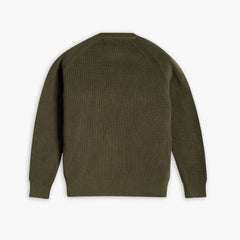 Ribbed Crewneck | Olive